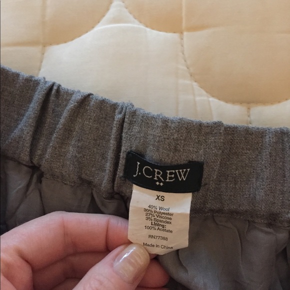 JCrew wool blend gray skirt XS - Picture 3 of 3